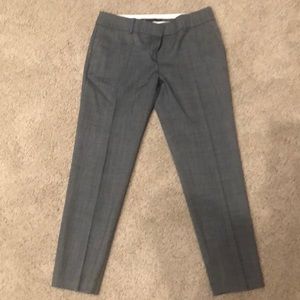 Ann Taylor Black print ankle dress pant